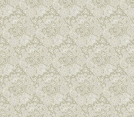 OM seamless pattern