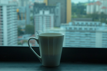 White Coffee Glass