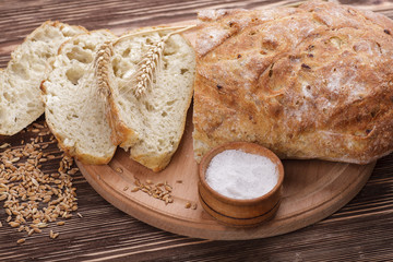 Fresh homemade bread