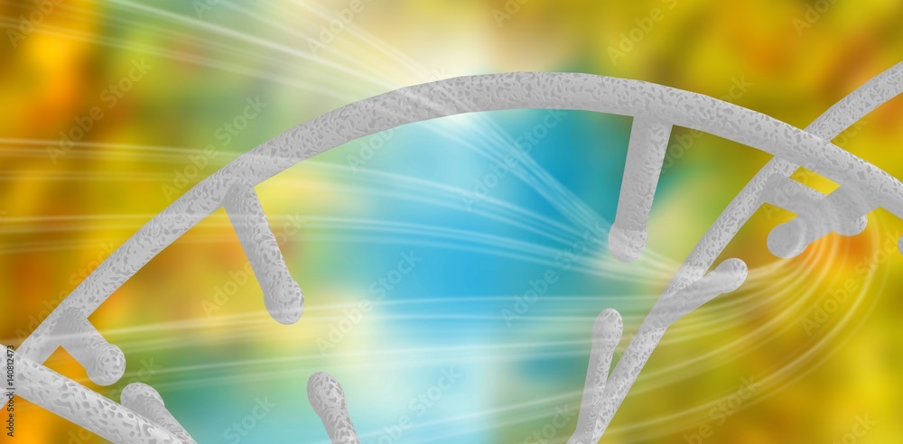 Poster composite image of image of dna helix