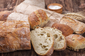 Fresh homemade bread