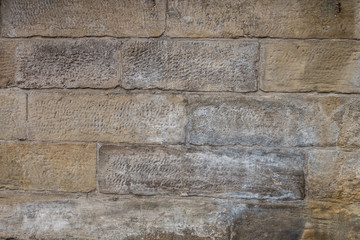 Gebäudeschäden Sandsteinwand