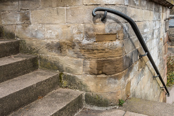 Gebäudeschäden Sandsteinwand