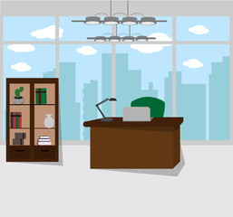 Simple office interior