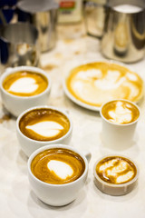 Coffee latte art