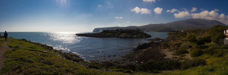 Paisajes de Cadaqués, paseando en febrero de 2017, Girona, Cataluña