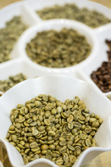 green coffee beans