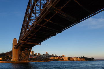 Sydney Harbour, Under the bridge,Harbour Bridge, Australia - New South Wales