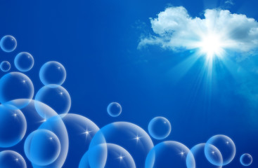 bubbles in the sky