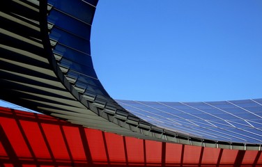 Abstract architecture, detail of an ellipse