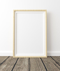 frame mock-up, poster mock-up on white backround