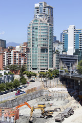 Fototapeta na wymiar Building Vancouver City