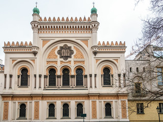 Fototapeta na wymiar Spanish Synagogue in Prague