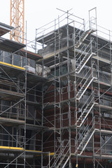 Gerüst Wohnungsbau