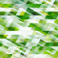 Abstract background.  Background green and white colors of triangles and polygons. Vector image