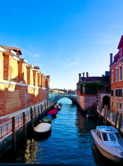 different places of venice in summer