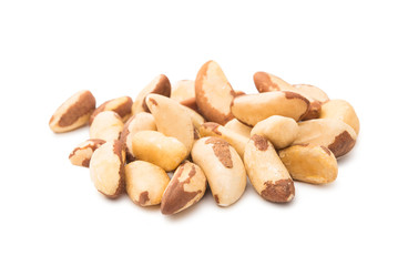 Brazil nuts isolated