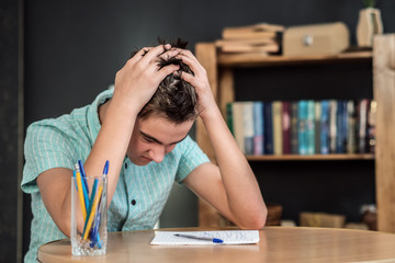 Upset schoolboy learns
