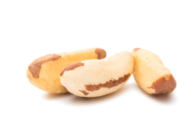 Brazil nuts isolated