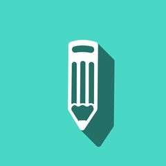 pencil icon stock vector illustration flat design