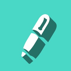 pen icon stock vector illustration flat design