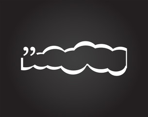  Quotation Mark Speech Bubble. Quote sign icon. Abstract background.