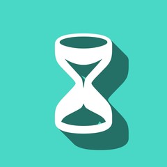 hourglass icon stock vector illustration flat design