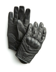 Motorcycle leather gloves.