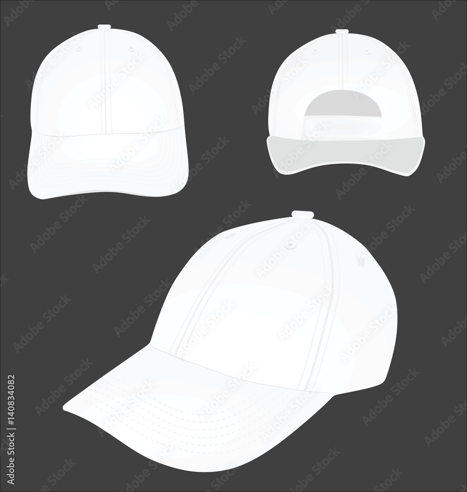 Wall mural Baseball cap vector