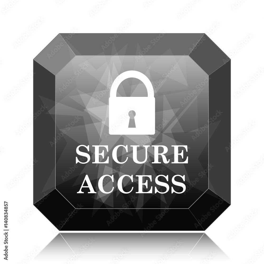 Poster secure access icon