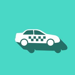 taxi icon stock vector illustration flat design