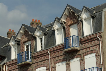 Maison typique de la Somme, France
