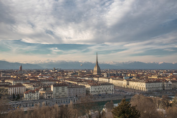 Torino al tramonto