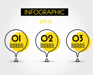 yellow circle infographic with triangle and drop