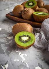 Raw fresh kiwi