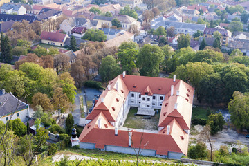 Fototapeta na wymiar The building in the city of Sumeg. Hungary.