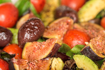 Close up fresh salad