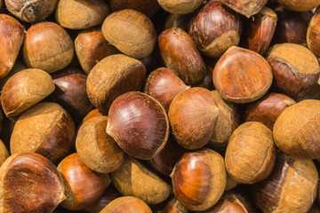 Walnuts in supermarket