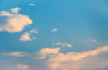Clouds in the clear day