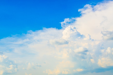 Clouds in the clear day