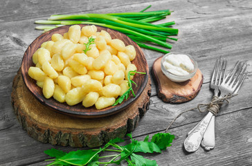 Potato dumplings Gnocchi