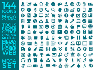 Set Of Icons, Quality Universal Pack, Big Icon Collection Vector Design Eps 10