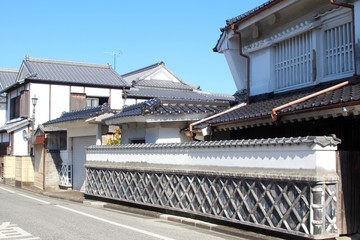 うきは市の白壁通り