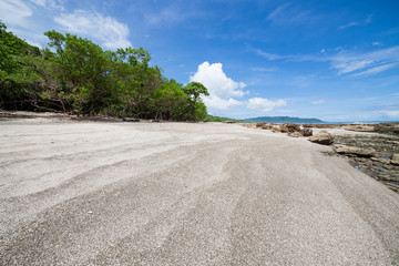 Tropical beach at santa teresa costa rica