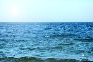 Fototapeta premium A beautiful sea in sunny day in summer