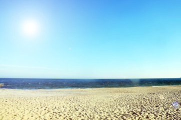 Black Sea in sunny day in Odessa