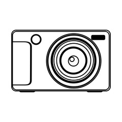 figure technologic digital camera icon, vector illustration design