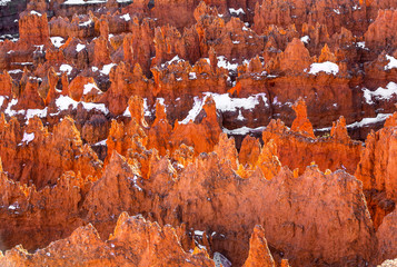 Bryce Canyon National Park in winter, Utah 