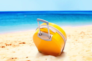 Holiday Suitcase Tropical Beach Relax Summer Day