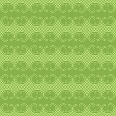 Greenery seamless pattern background vector illustration. Spring color wrapping paper design, swirls